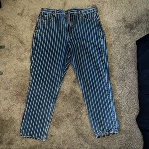 American Eagle pinstripe jeans